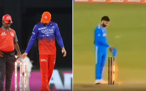 Dejected Kohli's Bails Knock Mirrors 2023 Final